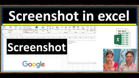 screenshot in excel | Screenshot |  excel me screen screenshot kaise le | excel | ms excel