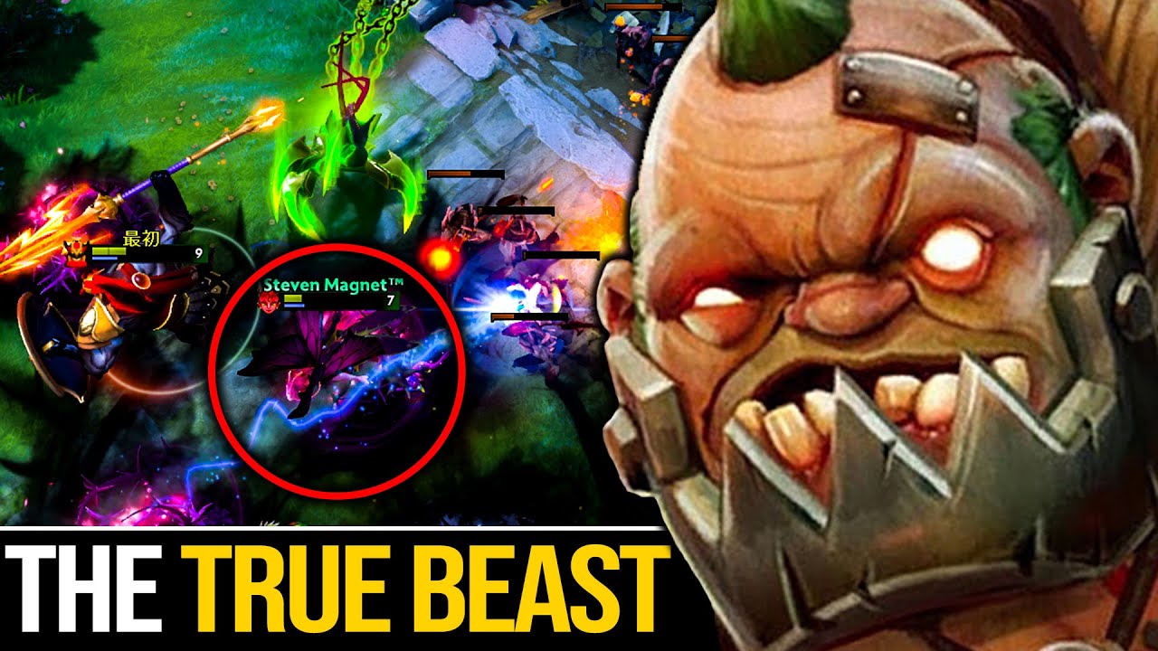 Master Tier Etlendo Pudge Mid - The True Beast | He Doesn't Leave Enemies An Escape | Pudge Official