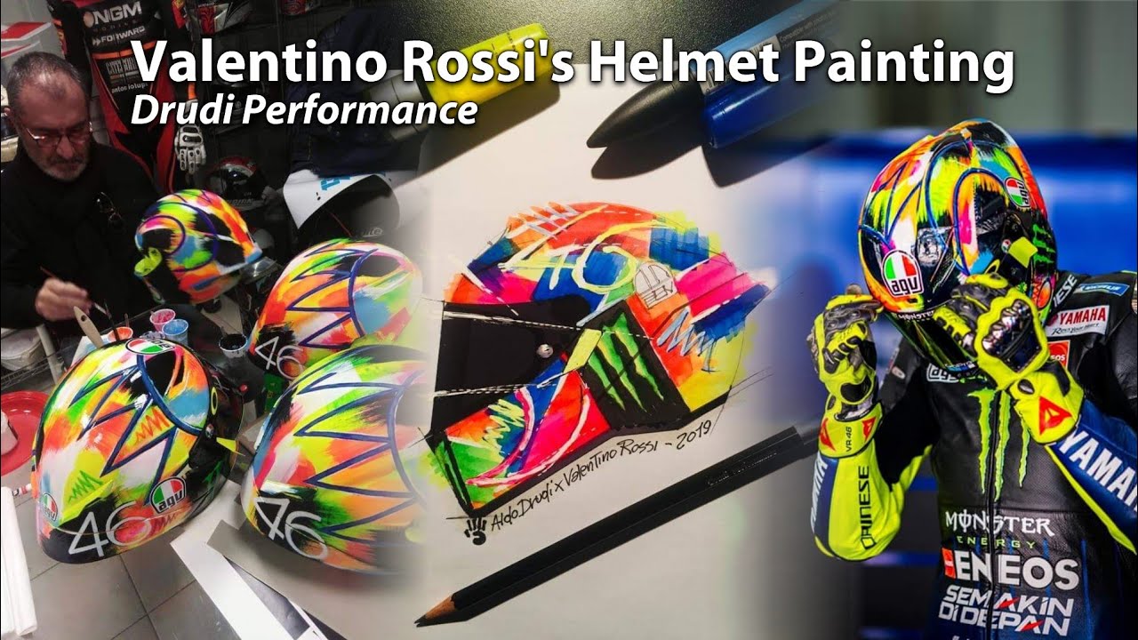 Aldo Drudi | Valentino Rossi 2019 Helmet