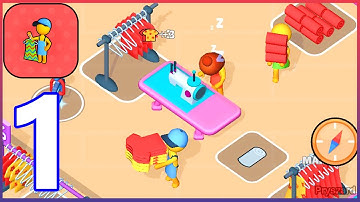 My Fashion Factory - Gameplay Walkthrough Part 1 Stick Fashion Factory - Android Gameplay