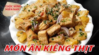 Cách làm đậu hũ kho chay thơm phức, màu sắc đẹp mắt và ngon. Đăng k...
