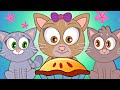 Three Little Kittens | Kids Song | HooplaKidz