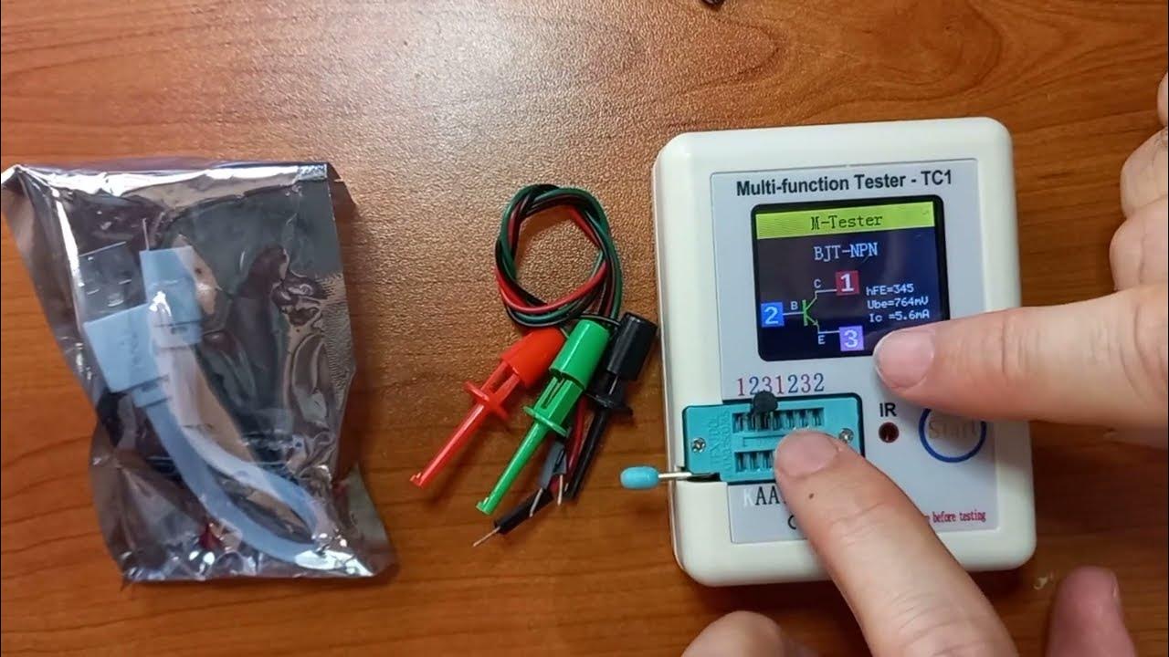 FNIRSI LCR TC1 Component Tester Instructions YouTube