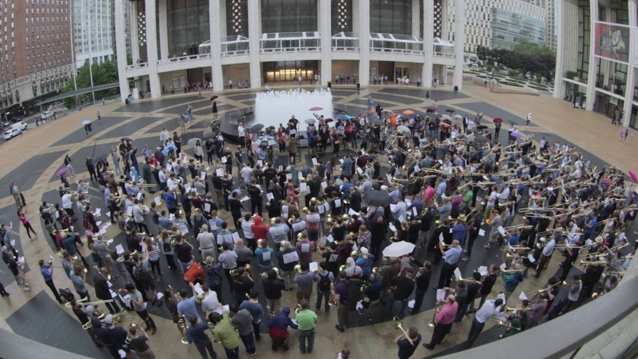 Trombone Flash Mob Led by Principal Trombone Joseph Alessi | June 8, 2016