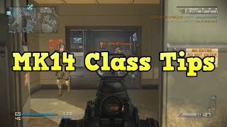 COD Ghosts -  MK14 Class Setup Tips / Best Marksman Class