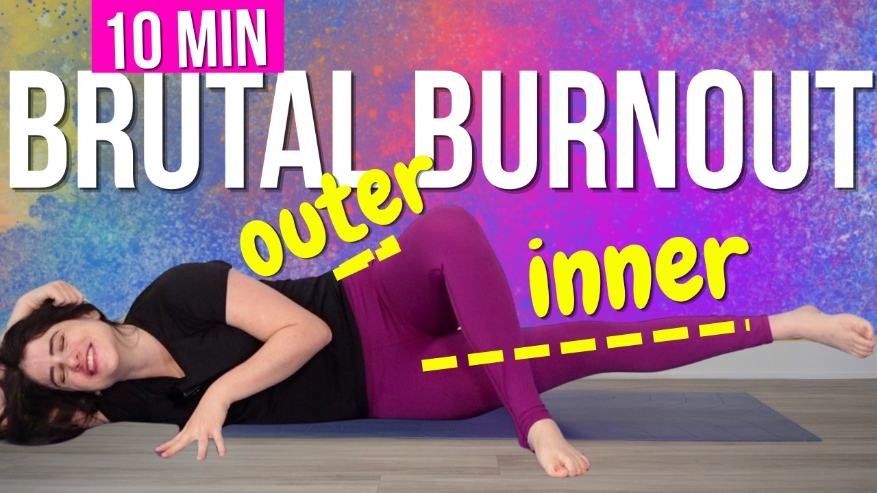 10 Minute Inner Thigh & Outer Glute Workout | No Squats, No Lunges, No Jumping Floor Only