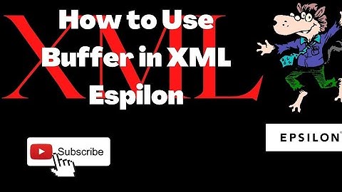 How to use Buffer shortcuts in XML | Espilon | Tamil