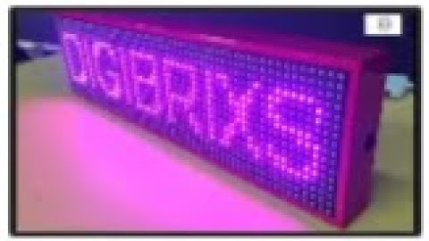 Our pink P10 LED display and moving LED display video