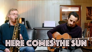 Video thumbnail of "Here Comes The Sun  - The Beatles (Acoustic Jazz Cover) I The Synergy Duo"