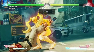 R. Mika Reset option and wake up back throw Crush Counter setup