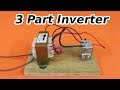 12 VDC to 120 VAC Inverter with 3 Components