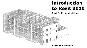 Revit 2020 Part 6: Property Line