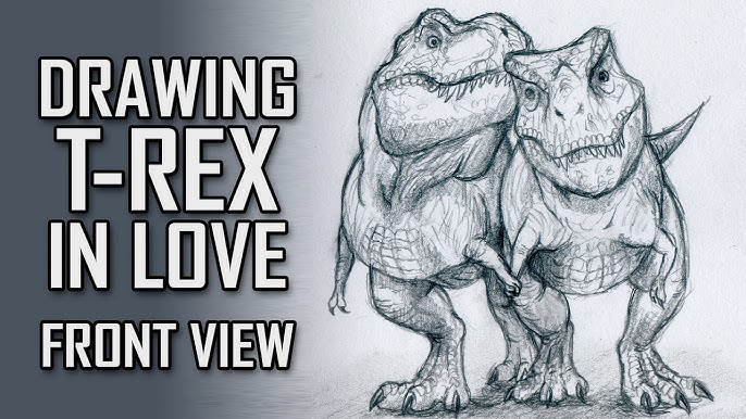 01 The Head of T. rex  Join ZHAO Chuang in Drawing Wilson the  Tyrannosaurus rex 