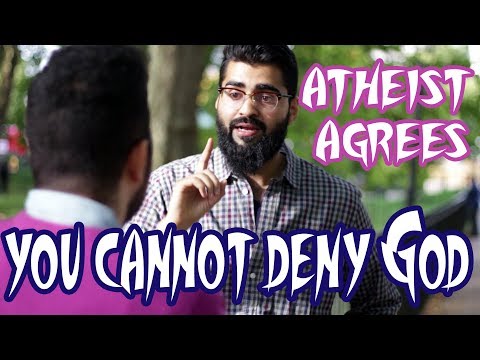 Speakers Corner - Atheist Agrees "You Cannot Deny God" || Imran Hussein