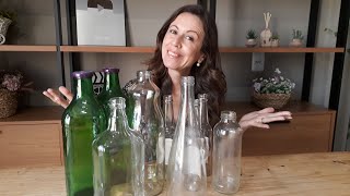 Look what you can do with these bottles - DIY Fake Ceramics on Glass