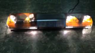 Code 3 amber bar
