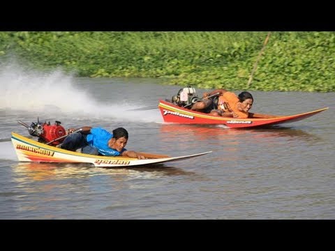 Безбашенные тайландские драг лодки