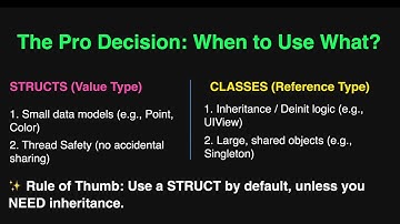 Struct vs Class in Swift | Value vs Reference Types | Why Swift Devs Choose Struct Over Class