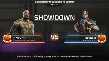 Command and conquer rivals showdown GDI vs gdi