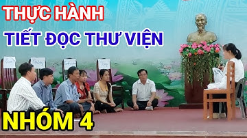 Phần thực hành tiết đọc thư viện cấp tiểu học của nhóm 4