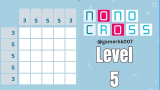 Nonocross Level 5 Walkthrough Solution