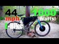 How to Make an E-BIKE! @44 mph!  *In under 1 hour*