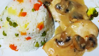 Chicken Piccata with Mushroom بيكاتا الدجاج بالمشروم وصفه سهله وسريعه