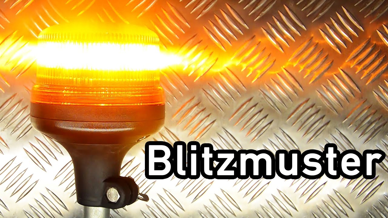 Blitzmuster, Axixtech B16 LED-Rundumleuchte