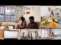 Tahajud suhoor and iftaar routine  ramadan in china day 1 2024