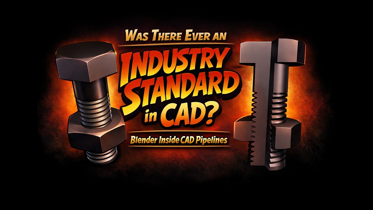 Was There Ever an Industry Standard in CAD? Blender Inside CAD Pipelines