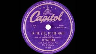 Watch Jo Stafford In The Still Of The Night video