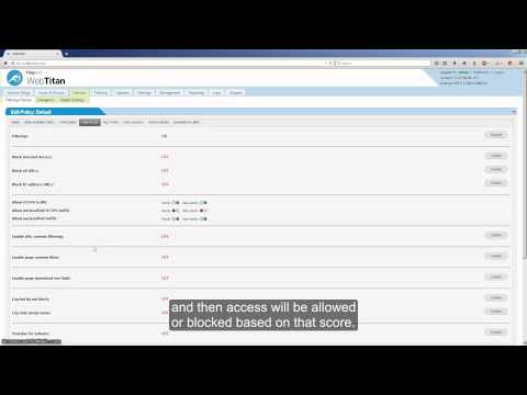 WebTitan 5 00 Set Up  Part 4   Policies