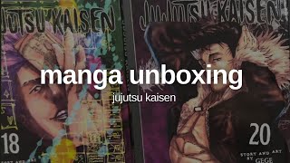 Manga Unboxing: Jujutsu Kaisen Volume 18 and 20