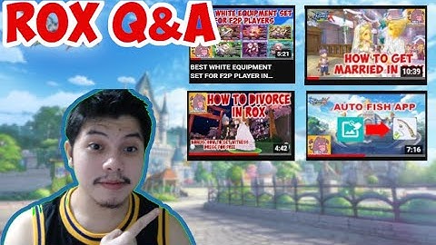 COMMON QUESTIONS AND ANSWERS (WEDDING,DIVORCE,MACRORIFY,WHITE SET) - RAGNAROK NEXT GENERATION ROX