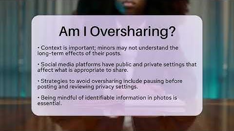 Am I Oversharing? - Everyday-Networking