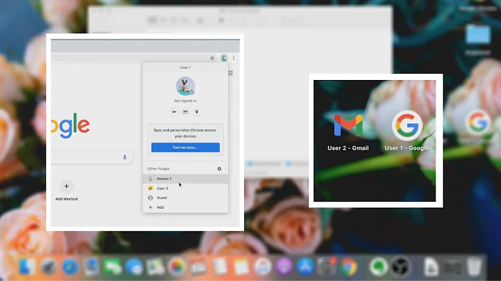 How to Switch between Different Chrome Profiles/Users/Accounts on a Mac - Chrome Shortcut Tutorial