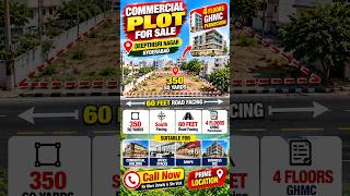 Commercial Plot for Sale at Deepthisri Nagar, Hyderabad | By Ezy Estates #commercialrealestate