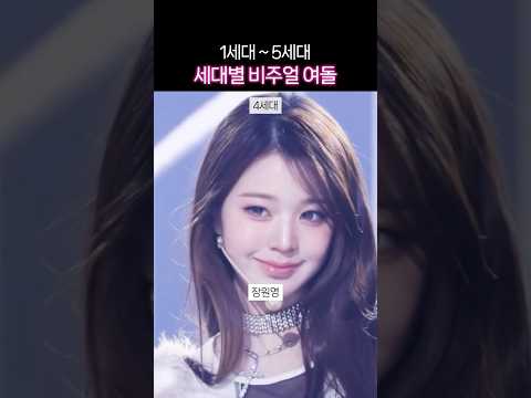 <strong>1세대</strong>~5세대 3대 비주얼 아이돌 모음
