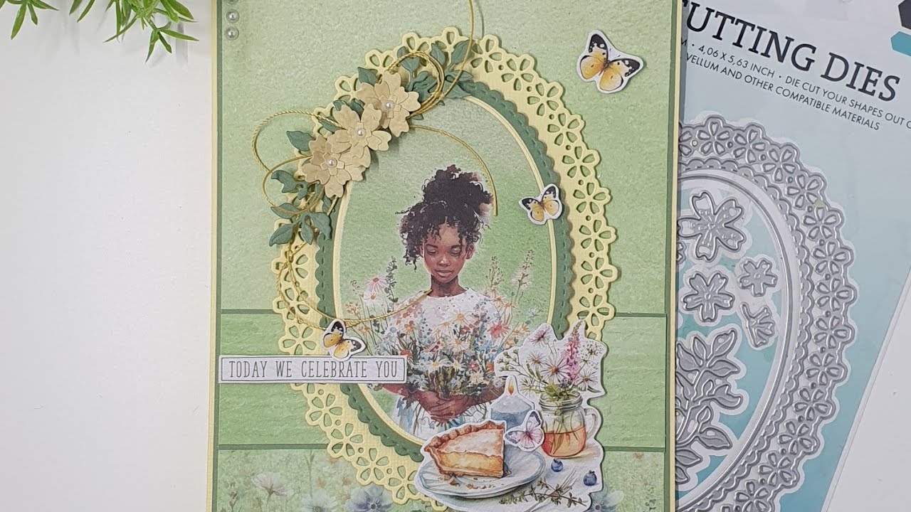 Easy card with Designer paperpad blooming spring SL-ES-DCPP272 from ...