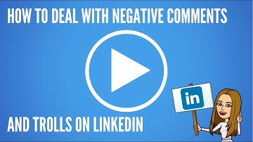 How to deal with cyberbullies and negative comments on LinkedIn