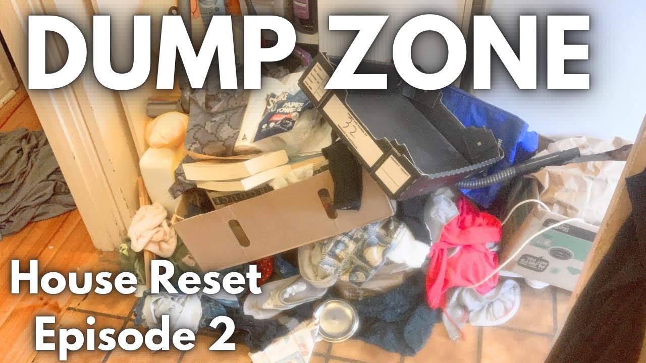 Dump Zone Doom Laundry Room - House Reset Ep 2