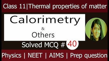 Two liquids are at 40°C and 30°C. When they are mixed in equal masses, the temperature of the mixtur