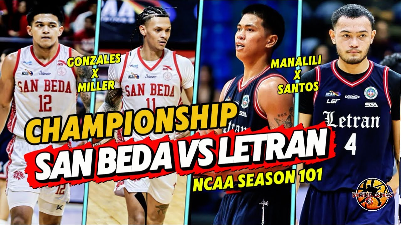 GAME 1 FINALS.SAN BEDA VS LETRAN | NCAA SEASON 101 GAME HIGHLIGHTS ...