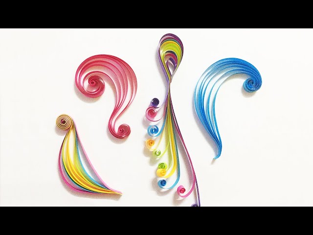 How to Make Quilling Paper Scrolls - The Papery Craftery