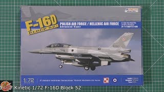 Kinetic 1/72 F-16D Blk52 Review