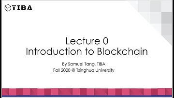 [TIBA ItB Fall 2020] Lecture 0 - Introduction to Blockchain