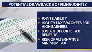 2024 tax season: Should you file jointly or separately when married