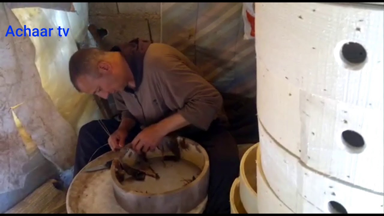 شاهد مراحل صناعة البندير التقليدي (Alloun) علا المايسترو..Ahidouss Amsasa