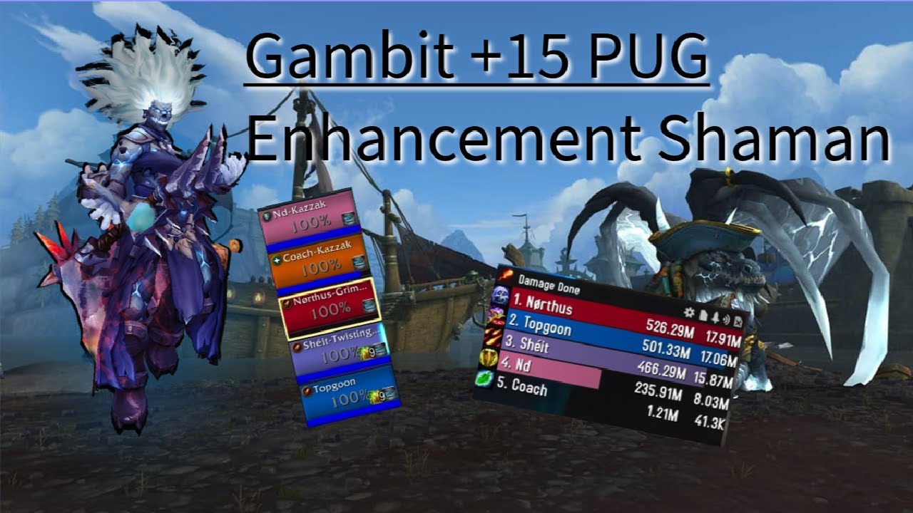 WoW TWW s3 M+ - Enhancement Shaman - +15 Tazavesh Gambit