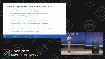 Past, present and future of the storage in the CERN private cloud